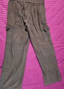 Brown Cargo trouser Women