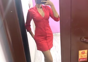 Mango Button Dress