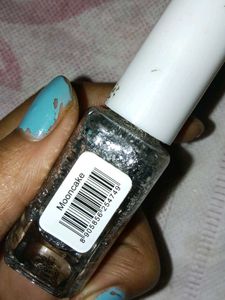 Sparkling Silver Nail Polish