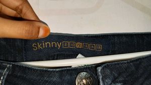 Women's Dark Wash Embellished Jeans