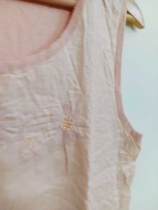Light Pink Sleeveless Top