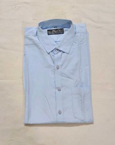 🆕 Men's Light Blue Classic Fit Dress Shirt