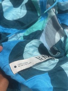 Retro Swirl Print Mini Dress