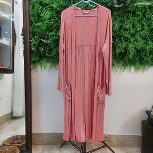 New, Imported, Long shrug with pockets,