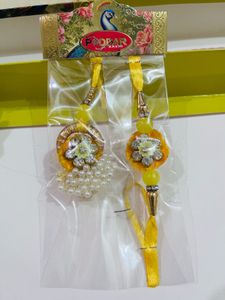 Beautiful Rakhi Set combo of 2