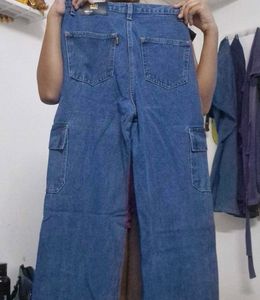 cargo blue jeans