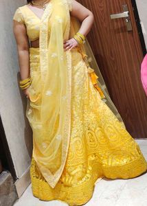 Yellow Lehenga Choli