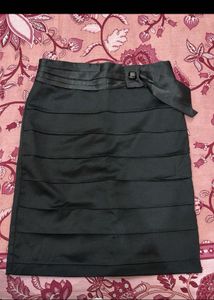 Chic Black Tiered Skirt