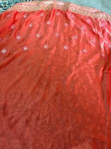Stunning Embroidered Silk Saree