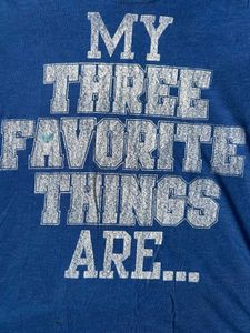 blue women tshirt