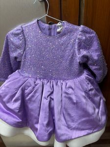 Sparkly Purple Dress for Girls