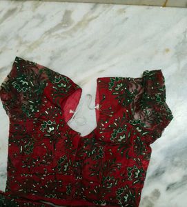 Floral Print Lehnga Choli