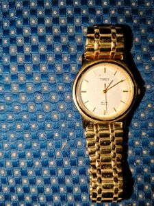 Timex Gold Analog Watch