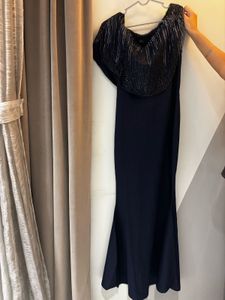Embellished One Shoulder Dress
