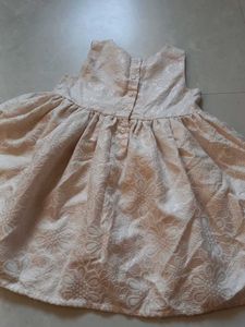 Girls Embroidered Party Dress with Bow