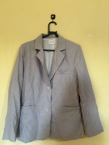Elegant Striped Blazer Jacket