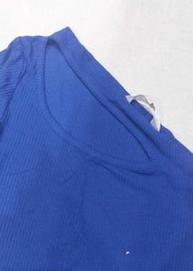 One-Shoulder Ribbed Top