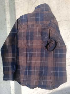 Plaid Flannel Button-Down Shirt