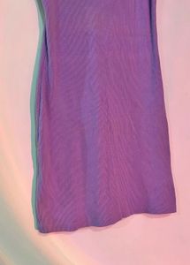 🌙Vintage polo Ribbed Mini Dress 💜