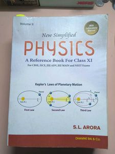 Physics S L Arora Class 11