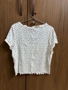 Cute Floral Print Cropped Top
