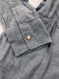Stylish Blue Button-Down Shirt