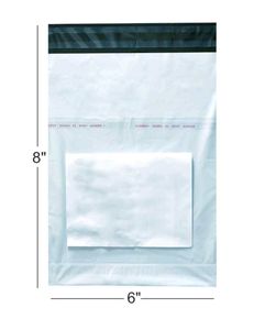 6x8 Inch PolyMailer Envelopes with POD PACK OF 100