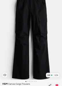 H&M Black Cargo Pants