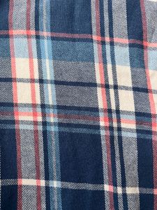 Men's Blue Plaid Flannel Shirt