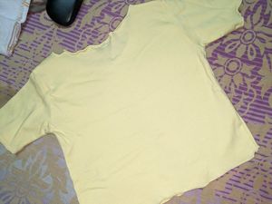 Yellow Tshirt Top