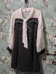 Chic Black & White Dress