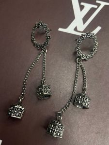 Silver Tone Dangle Earrings