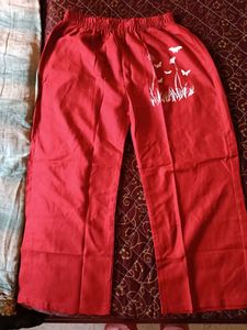 Red Floral Print Co-ord set