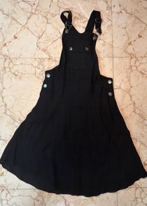 Black Pinafore skirt Dungarees Dress