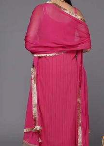 3 piece  Pink Kurta Set with Dupatta