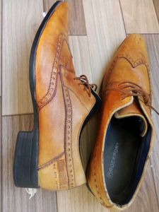 Classic Brown100% genuine Leather Brogues