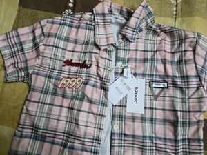 Trendy Plaid Button-Up Shirt