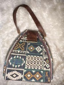 Vintage Patterned Handbag