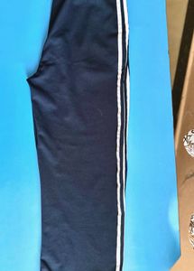 Black Side Stripe Track Pants | Comfortable Fit