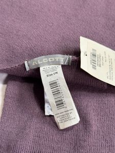 Soft Purple Knit Scarf