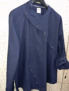 Max Stylish Men's Navy Blue Kurta