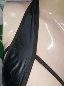 (1450) Sexy Black One-Piece Swimsuit