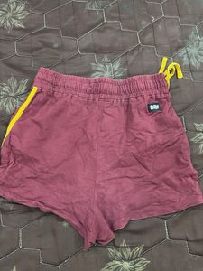 gryffindor maroon shorts