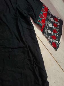 Ethnic Kurta with Colorful Sleeves