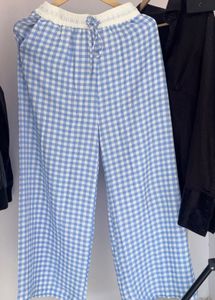 Korean check pants 😍