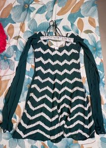 Emerald Green festival dress
