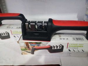 2 Pieces Three Stage Knife Sharpener