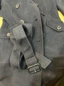 Classic Double-Breasted Wool Coat
