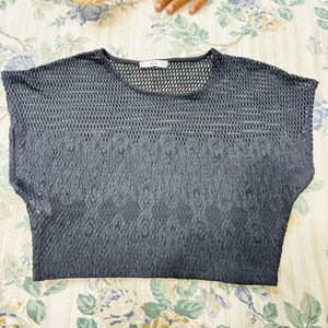 Sheer Mesh Knit Top