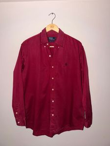 Ralph Lauren Red Button-Down Shirt